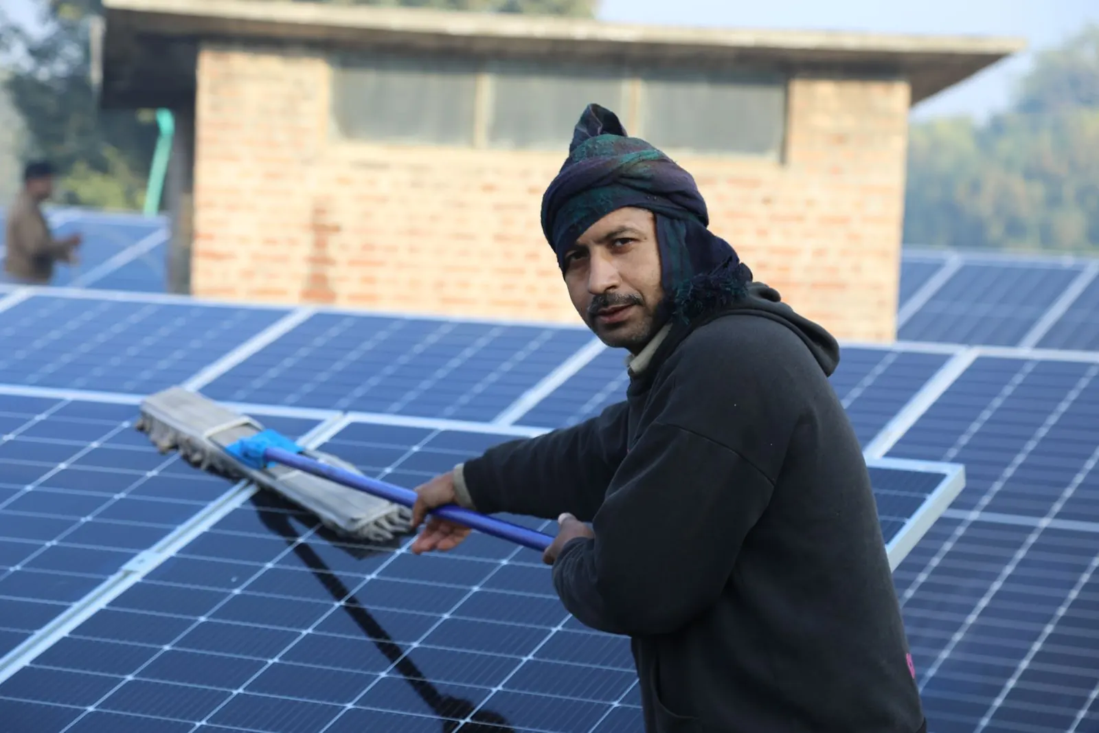 Solar panel cleaning and maintenance in Lahore, Pakistan